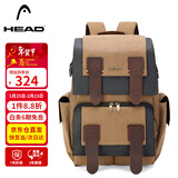 海德（HEAD）双肩包男女15.6英寸笔记本电脑包酷帅书包大容量防泼水骑行背包
