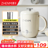 臻米养生壶迷你小型一人家用多功能煮茶器办公室宿舍炖煮杯烧水壶电热水杯ZMDR-C9（茶漏款）