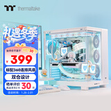Thermaltake（Tt）钢影透EX Ultra 海景房机箱 电脑主机 白色（标配360联排风扇/ATX主板/Type-c/支持360水冷）