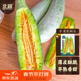 北蔬 羊角蜜甜瓜种子苗早熟酥脆香甜瓜水果籽 羊角蜜甜瓜种子约200粒