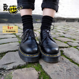 马丁博士（Dr.Martens）1461 Bex男秋冬爆款通勤光面皮小厚底皮鞋 黑色 38