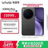 vivo X300 Pro 16GB+512GB 纯粹黑 蔡司2亿APO超级长焦 蓝图影像双芯 5年持久流畅OriginOS 6 AI手机