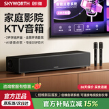 创维X10家庭KTV音响卡拉OK一体机 电视K歌音箱 家庭ktv唱歌全套设备 点歌机麦克风套装K歌影视家用音箱 X10双麦旗舰版   百万曲库影视 双麦旗舰版【K歌影视双会员1年】百万曲库影视