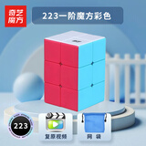 奇艺133 123 223 233一阶魔方不等阶异形幼儿园入门教学儿童益智玩具 奇艺223魔方彩色+网袋
