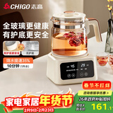 志高（CHIGO）全玻璃恒温水壶 婴儿调奶器 全玻璃调奶器温奶器冲奶电热烧水壶电热水壶 OKW-502E 1.2L