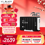 西部数据（WD）12TB移动硬盘250MB/s大容量高速D10家庭桌面存储外置机械硬盘外接PS5游戏手机笔记本电脑mac