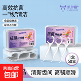 【蛇年限定包装】盒装牙线超细家庭装牙线棒随身便携剔牙签线 【加宽加厚】马年款2盒100只