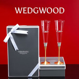 Wedgwood【七夕礼物】王薇薇VeraWang真爱相随绳金色香槟杯酒杯套装