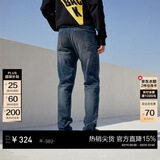 杰克·琼斯（JACK&JONES）26年男装潮流修身直筒弹力休闲百搭深色牛仔裤长裤子男士四季男裤 深牛仔蓝A14 第一批 31 175/80A(W31/L30)