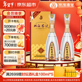 双沟珍宝坊 君坊 41.8度(500ML+20ML)*2  双瓶 浓香型白酒 年货送礼