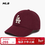MLB帽子男女情侣棒球帽软顶鸭舌帽秋冬运动帽四季3ACP6601N-07RDS-F