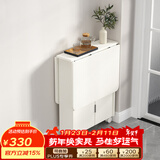 SOFS折叠餐桌家用小户型吃饭桌多功能移动伸缩折叠桌长方形简易餐桌椅 【基础款】1米(单桌)4-6人