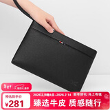 七匹狼钱包男士真牛皮手拿包小号拉链大容量实用生日新年礼物送男友老公