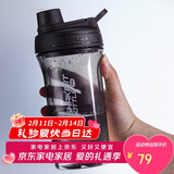 乐扣乐扣（LOCK&LOCK）大容量水杯tritan运动摇摇杯便携提手水壶男女塑料杯子800ML黑色