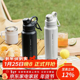 乐扣乐扣（LOCK&LOCK）探索保温保冷运动杯便携运动壶大容量水杯子709ML黑色LHC3251BLK