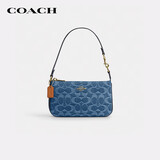 蔻驰（COACH）【品牌直供】女士NOLITA 19经典标志单肩手提麻将包靛蓝色CDE31