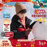 安踏儿童羽绒服男童装25年冬户外三防雪壳热返IV保暖防风加厚上衣外套 【热返IV雪壳】经典红-3 绒子含量85% 175 充绒量193g
