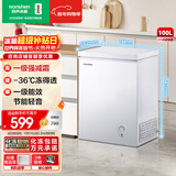 容声（Ronshen）100L单温家用冰柜减霜-36℃深冷一级能效节能轻音小巧省占地冷柜BD/BC-100MB国家补贴
