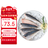 禧美海产  大目鲭鱼片1kg(500g*2)  带皮去骨切片 巴浪竹荚鱼 进口生鲜