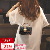 YUYULA牛皮包包女包斜挎包品牌轻奢手提链条包生日情人节礼物送女友老婆