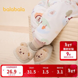 巴拉巴拉balaOne宝宝地板袜防滑点胶冬加绒婴幼儿保暖袜学步209425172203