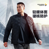 龙牙二代隐秋轻量便携立领羽绒服加强版保暖通勤休闲羽绒外套 极夜黑（立领） XL 185/104A 重180-205斤