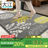 大江 入户地垫进门脚垫进户门玄关门口地垫入户门60x90cm 落叶