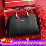 L＇ALPINA意大利袋鼠牛皮女士手提包大容量通勤斜挎单肩包生日情人节礼物