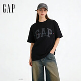 盖璞（GAP）男女装2026春季新款纯棉logo印花宽松短袖T恤百搭上衣868222