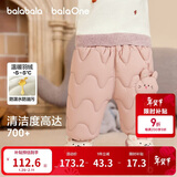 巴拉巴拉童装婴儿羽绒裤男童长裤女童裤子冬装保暖裤宝宝高腰护肚萌趣可爱