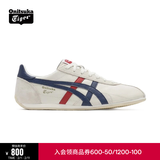 Onitsuka Tiger鬼塚虎男鞋 慢跑鞋透气轻便男女款运动休闲鞋RUNSPARK 白色/藏青色(1183B480-107) 44.5