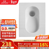 九牧（JOMOO）卫生间蹲便器厕所家用蹲坑不挂污易清洁蹲厕陶瓷14095-1/21P-2