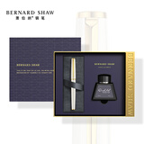 萧伯纳（Bernard Shaw）【毕业礼物】钢笔高端轻奢【星耀】云雾白至臻墨水礼盒套装高档商务办公水笔