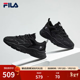 FILA斐乐女鞋跑步鞋火星二代复古老爹鞋运动鞋休闲慢跑鞋FILA MARS Ⅱ 黑色-BK-F12W141116F 39