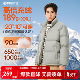 网易严选25新品90鸭绒超蓬羽绒服休闲面包服石墨烯保暖轻量抗菌防泼水 25秋冬立领-筠雾绿 L