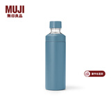 MUJI不锈钢 可装碳酸饮料 保冷水杯 保温杯子大容量 蓝色 700ml