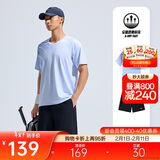 安踏速干羽毛球套装男夏季透气专业运动两件套训练运动服短袖短裤