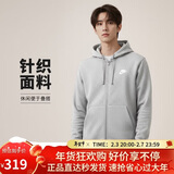 耐克(NIKE)男春秋连帽 防风 夹克外套 休闲运动 BV2649-063灰色XL