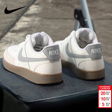 耐克（NIKE）男鞋板鞋 2026新款春季时尚运动鞋舒适耐磨低帮运动休闲鞋滑板鞋 COURT/灰白 42