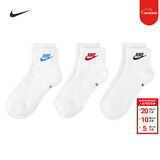 耐克（NIKE）男袜女袜 25新款训练透气短中长袜快干休闲跑步健身运动nike袜子 DX5074-911/三双装/中袜 L/26-28厘米/42-46码