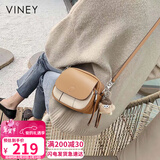 viney牛皮包包女包洋气手机包轻奢斜挎单肩包送生日情人节礼物女朋友