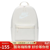 耐克NIKE男女双肩包 书包  HERITAGE  休闲包DC4244-104白 均码