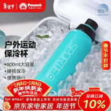 孔雀（Peacock）大容量水杯 不锈钢运动杯 便携保温杯保冷杯