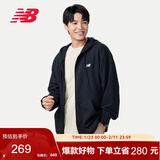 NEW BALANCE 外套男款休闲百搭户外时尚舒适潮流卫衣MJ41501 BK L