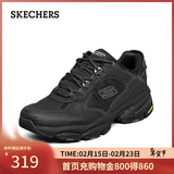斯凯奇（Skechers）新年礼物冬季男鞋厚底增高老爹鞋软底舒适休闲鞋百搭运动鞋237145