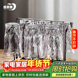 青苹果玻璃水杯架 黑色轻奢不锈钢玻璃杯架 酒杯玻璃杯牛奶杯茶杯杯架