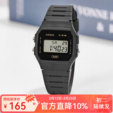 卡西欧手表 时尚简约复古小方块 潮流运动百搭电子表学生表考试表 F-91WB-8A