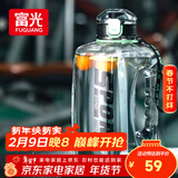 富光吨杯桶大容量塑料杯水杯Tritan刻度吸管运动户外水壶杯子2600ML