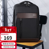 高尔夫（GOLF）双肩包男15.6英寸笔记本电脑包多功能防泼水旅行出差背包学生书包
