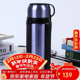 乐扣乐扣（LOCK&LOCK）保温壶304不锈钢保温保冷水壶户外露营旅行壶1.5L蓝色